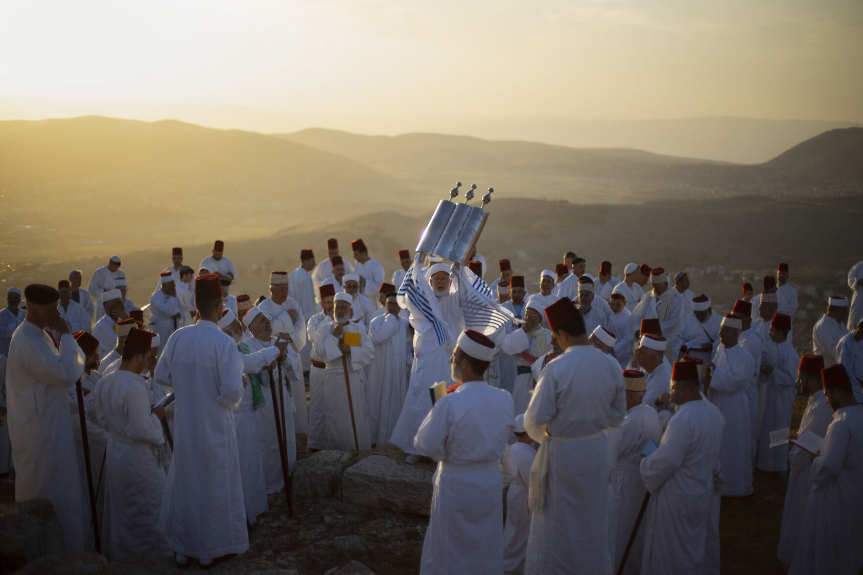 APTOPIX Israel Palestinians Samaritans Passover